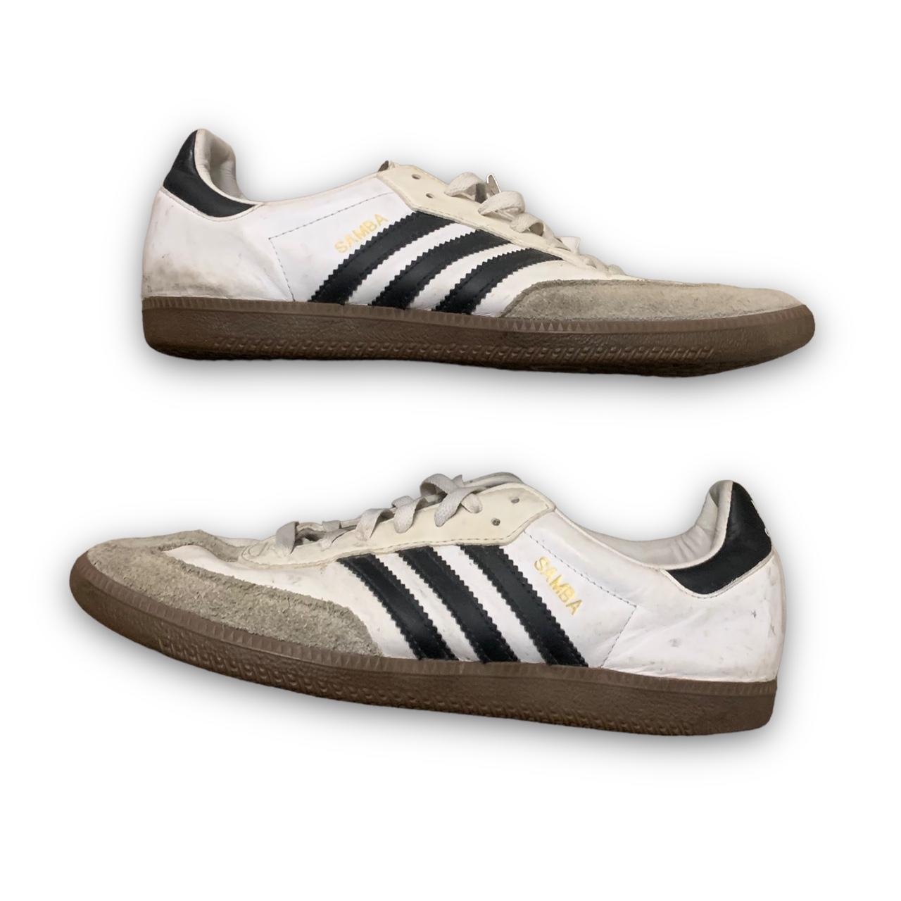 vintage adidas samba sneakers shoes size 10 super... - Depop