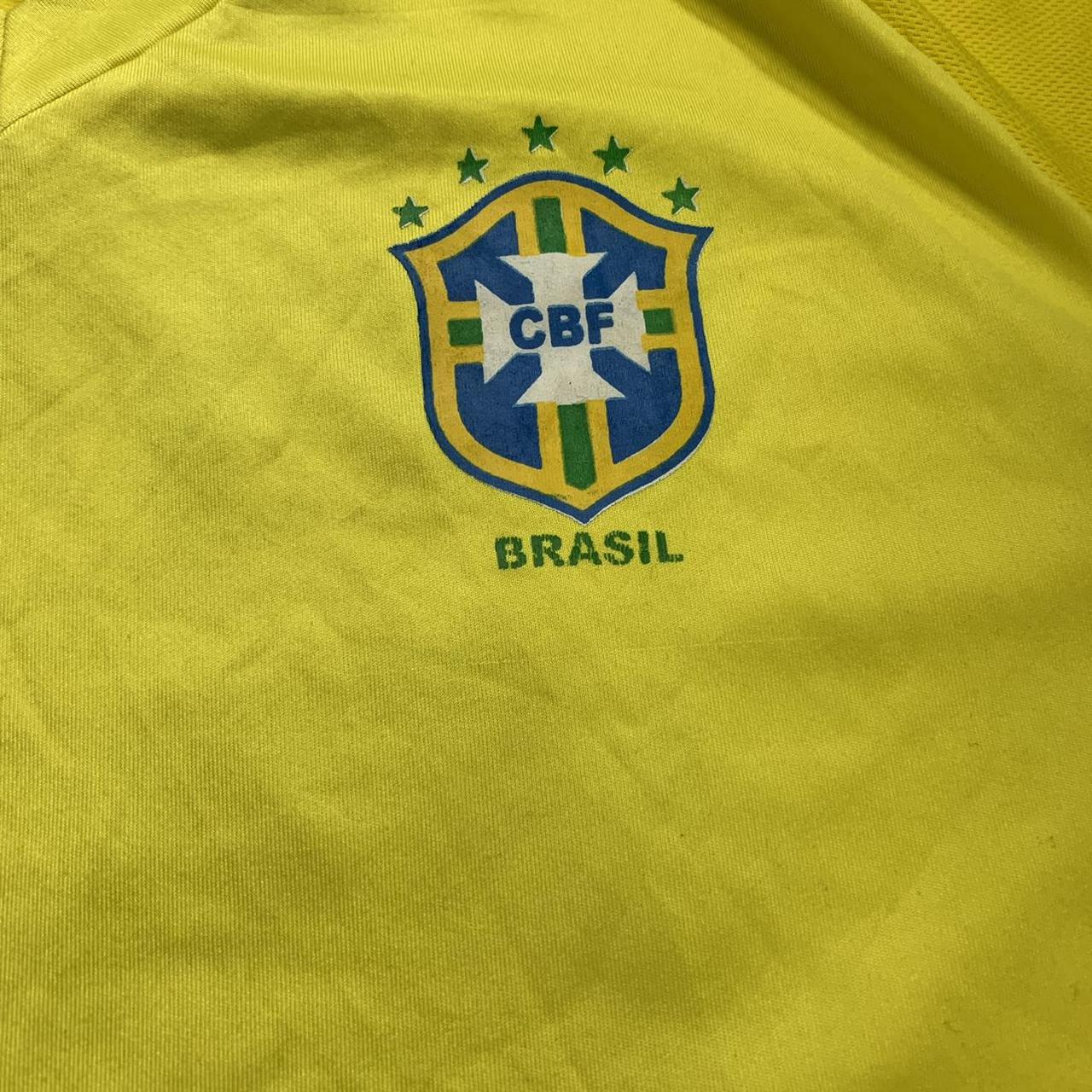 Vintage Y2K Brazil Soccer Jersey Kit Size M super... - Depop