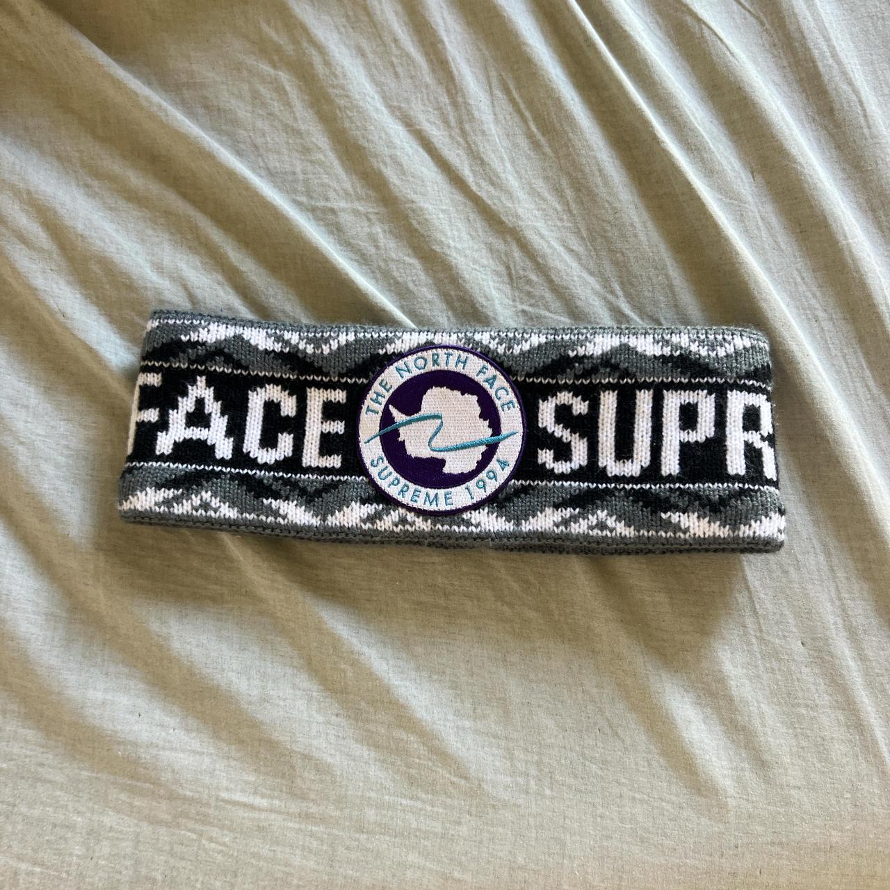 Supreme north face headband lilpeep Depop