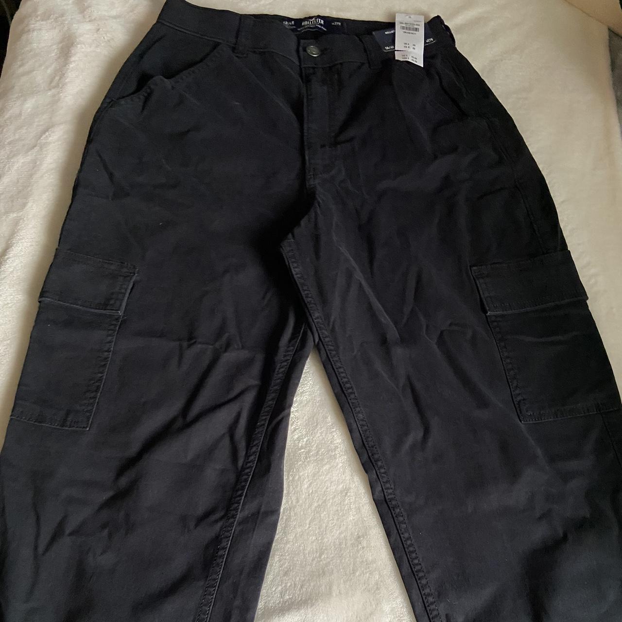 Black Cargo Dad Pants Fits 4R/5R (5’4+) Baggy 🎞️ 4... Depop
