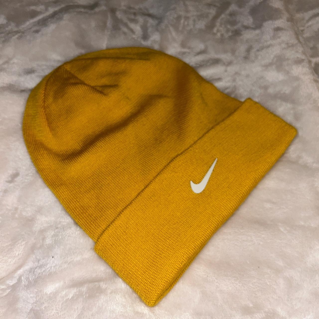 Nike yellow beanie hotsell