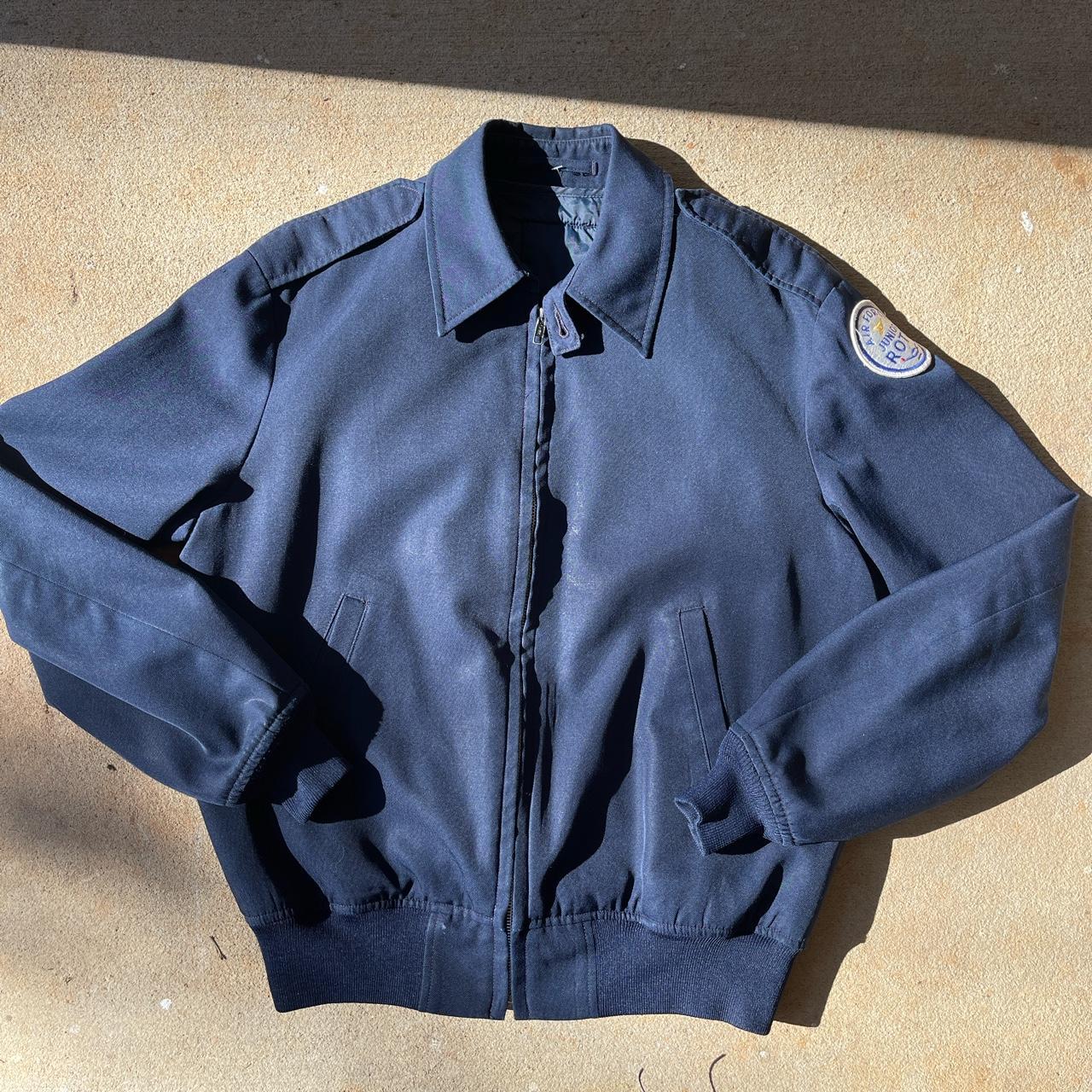 Vintage ROTC Bomber Jacket listed as a 40R but fits... - Depop