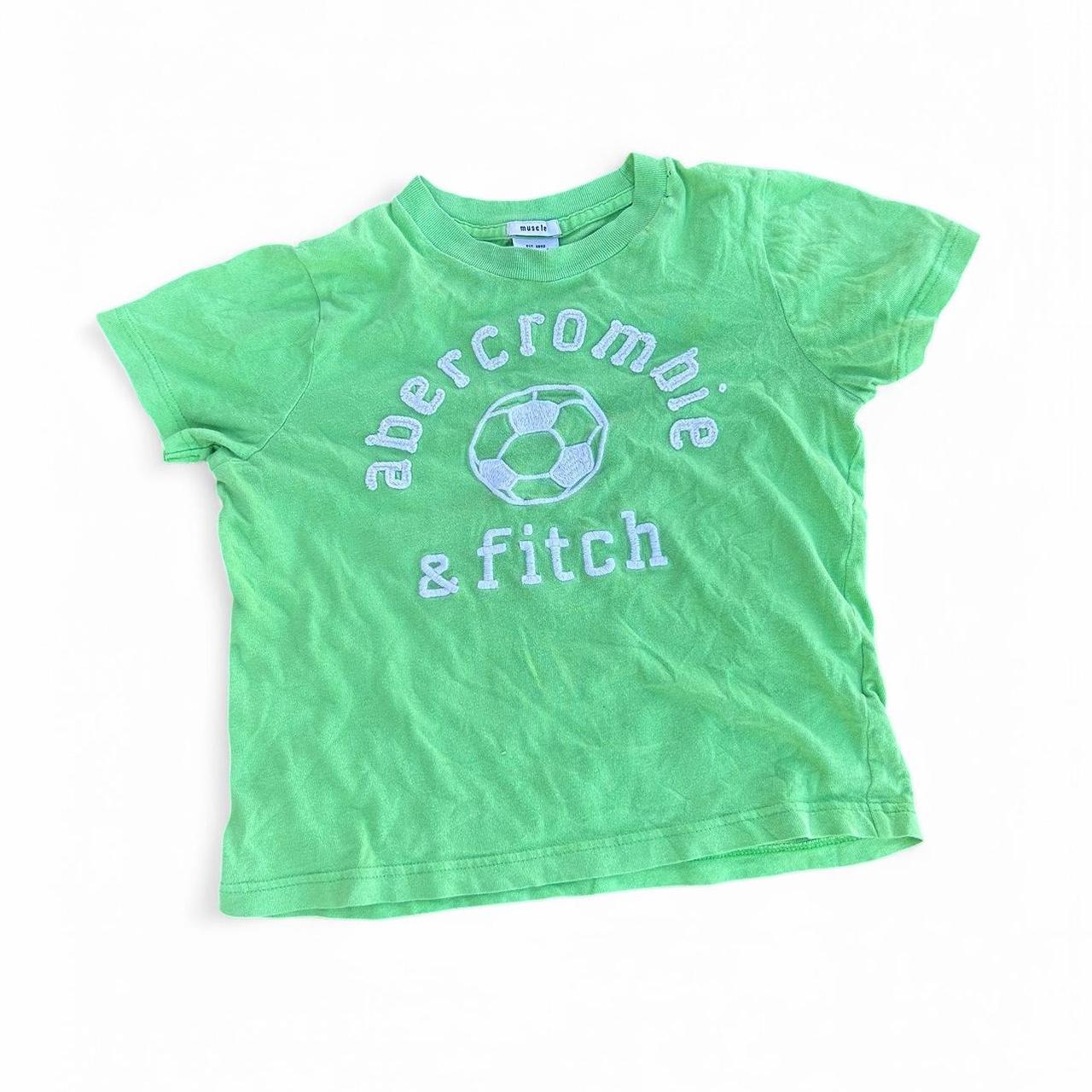 Vintage green Abercrombie & Fitch soccer baby... | Depop