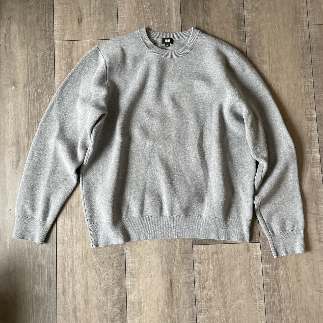 UNIQLO Men's Grey Jumper | Depop