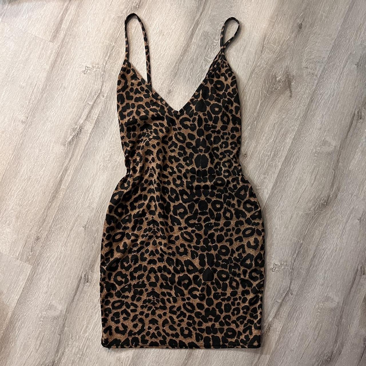 boohoo leather shirt dress