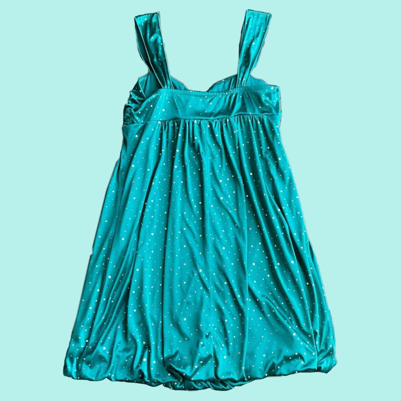 Stunning teal blue Y2K dress by the brand My... Depop