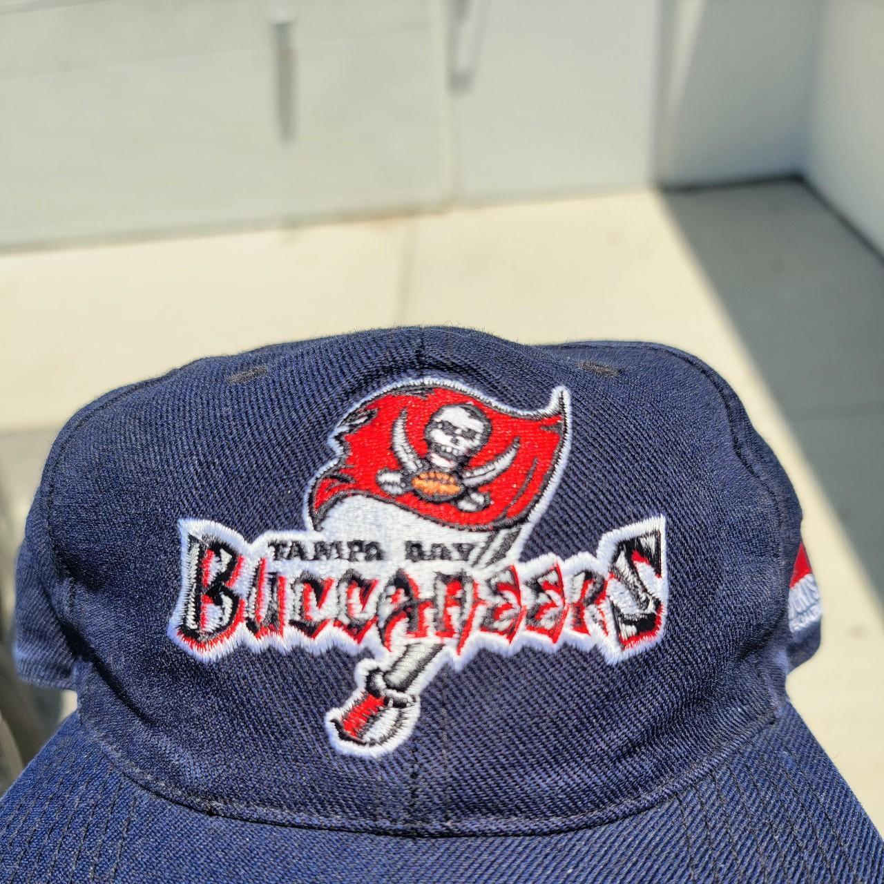 vintage 1990s nfl game day tampa bay buccaneers hat - Depop