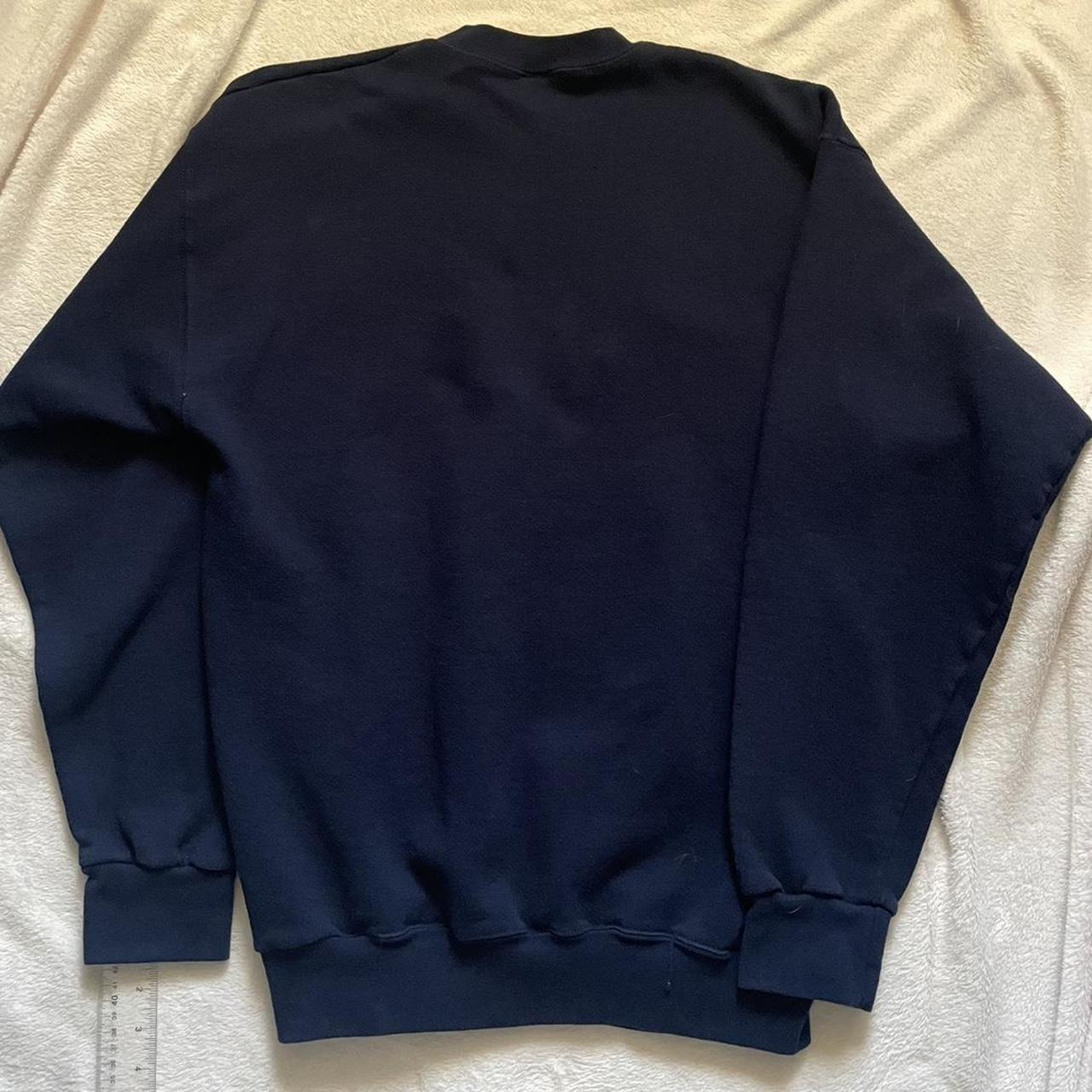 Hanes Women's Navy and Blue Sweatshirt | Depop