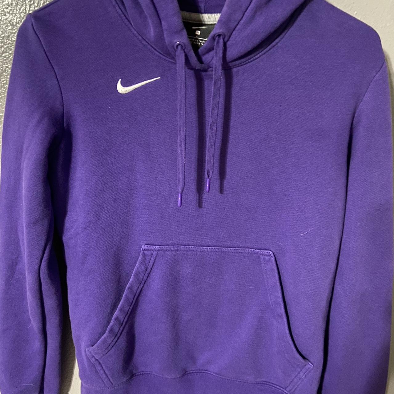 Small Nike purple hoodie - Depop