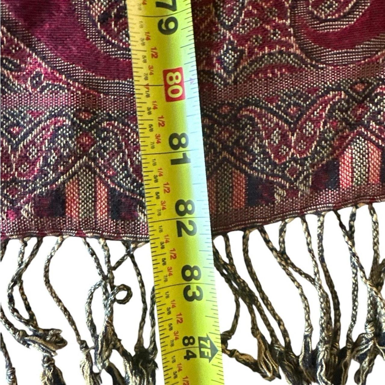 Source Unknown Women's Scarf - Red/Black – Paisle… - image 8