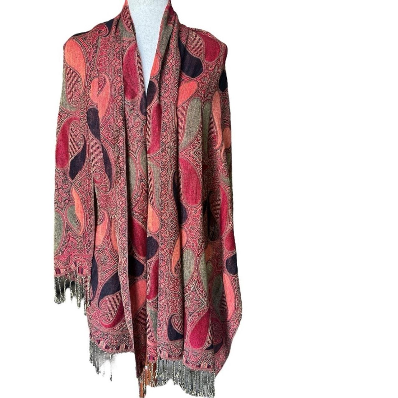 Source Unknown Women's Scarf - Red/Black – Paisle… - image 3