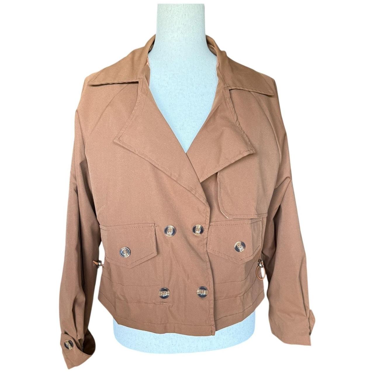 Source Unknown Women's Lightweight Jacket - Brown… - image 1