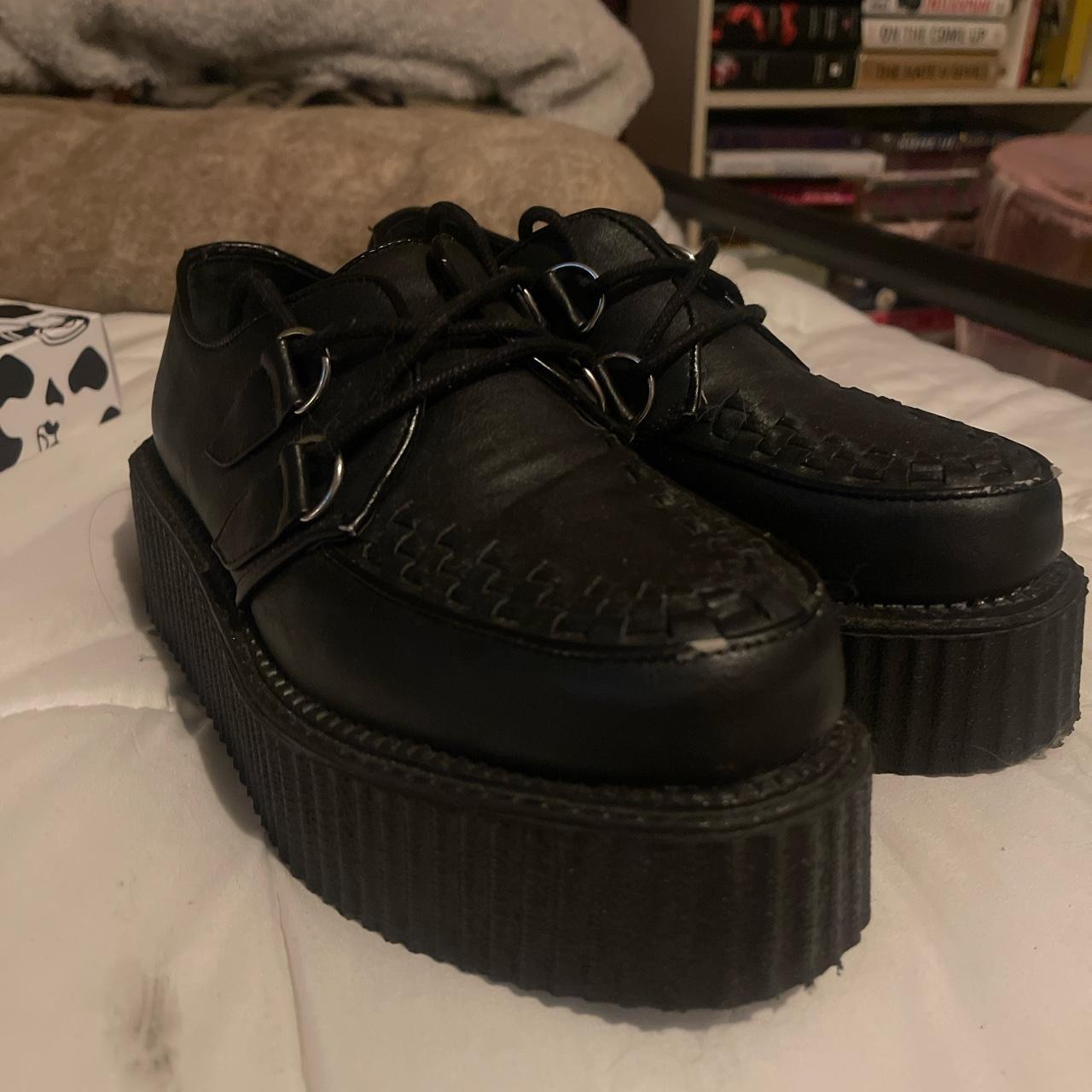 demonia creepers with cute coffin under the sole... Depop
