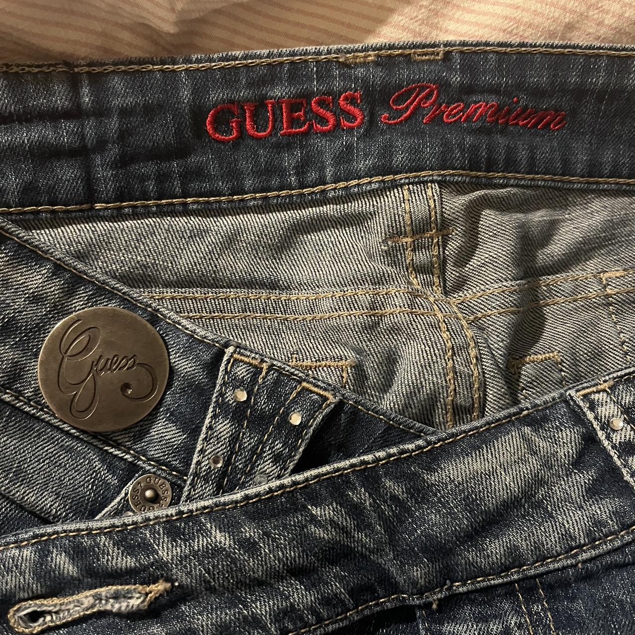 super cute guess jeans Vintage look with the cutest... - Depop