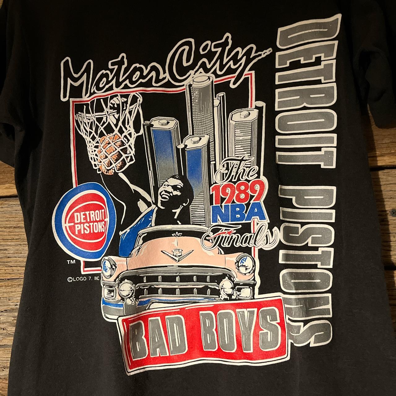 Detroit Bad Boys Black Classic Tee