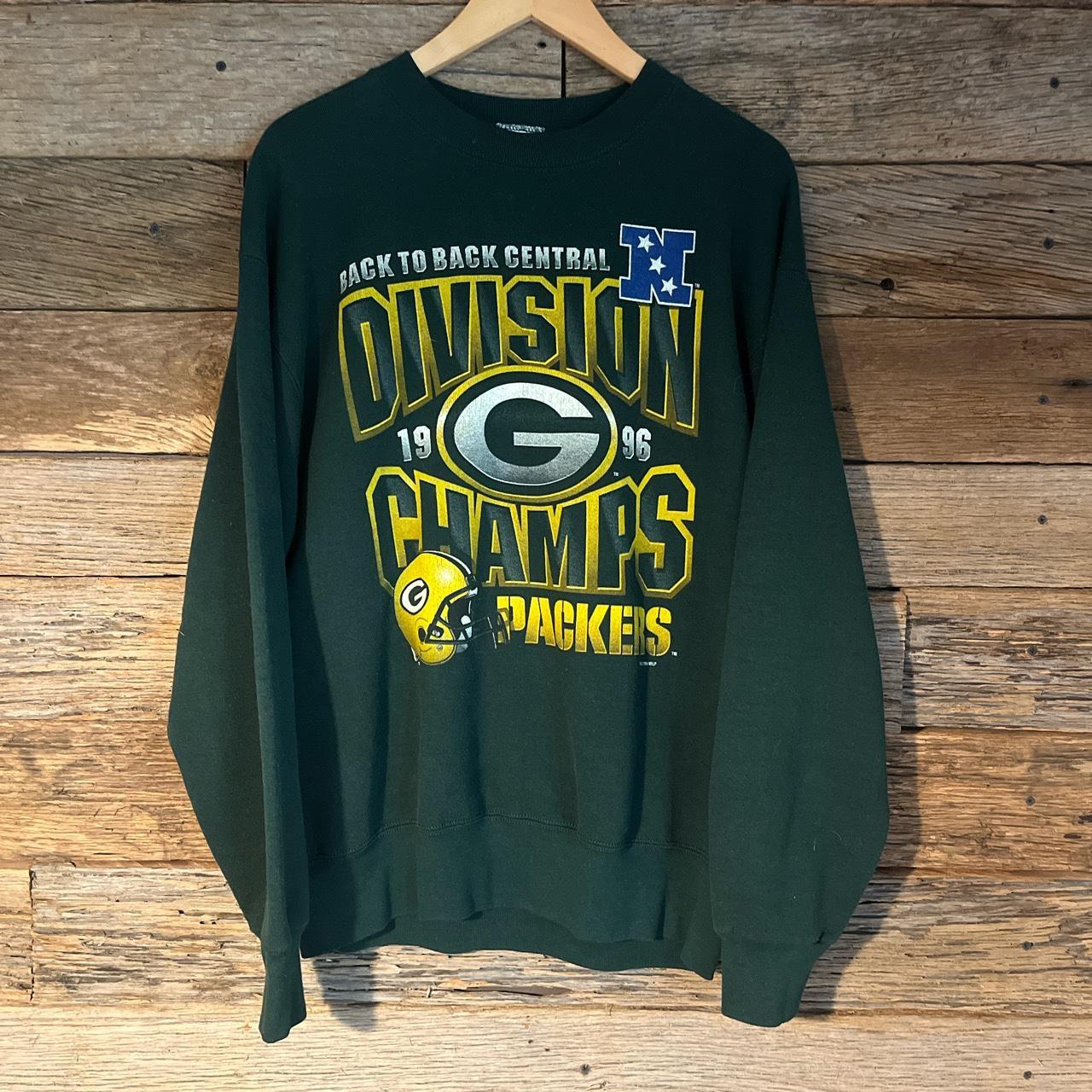 Vintage 90s Green Bay Packers Sweatshirt - Depop