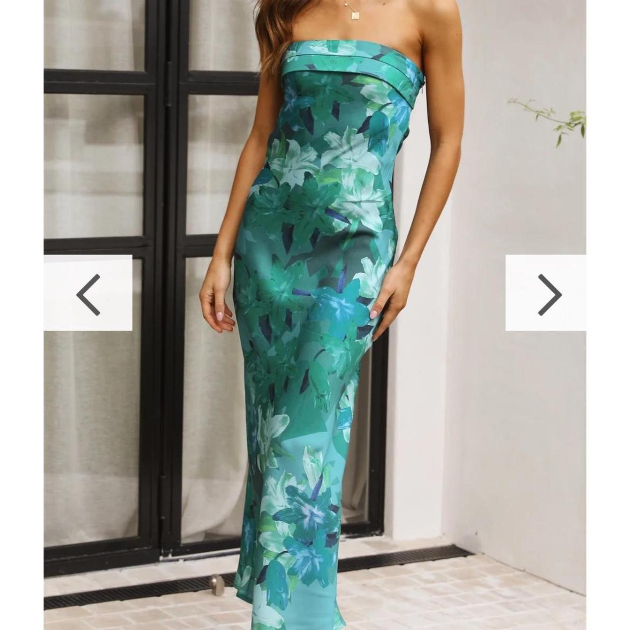 Miya Maxi Dress - Green Print - Buy Women's Dresses - Billy J