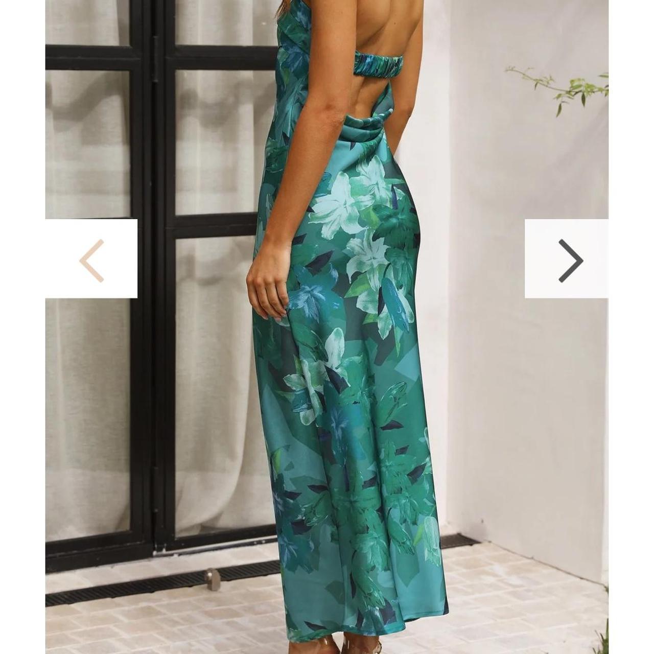 Miya Maxi Dress - Green Print - Buy Women's Dresses - Billy J