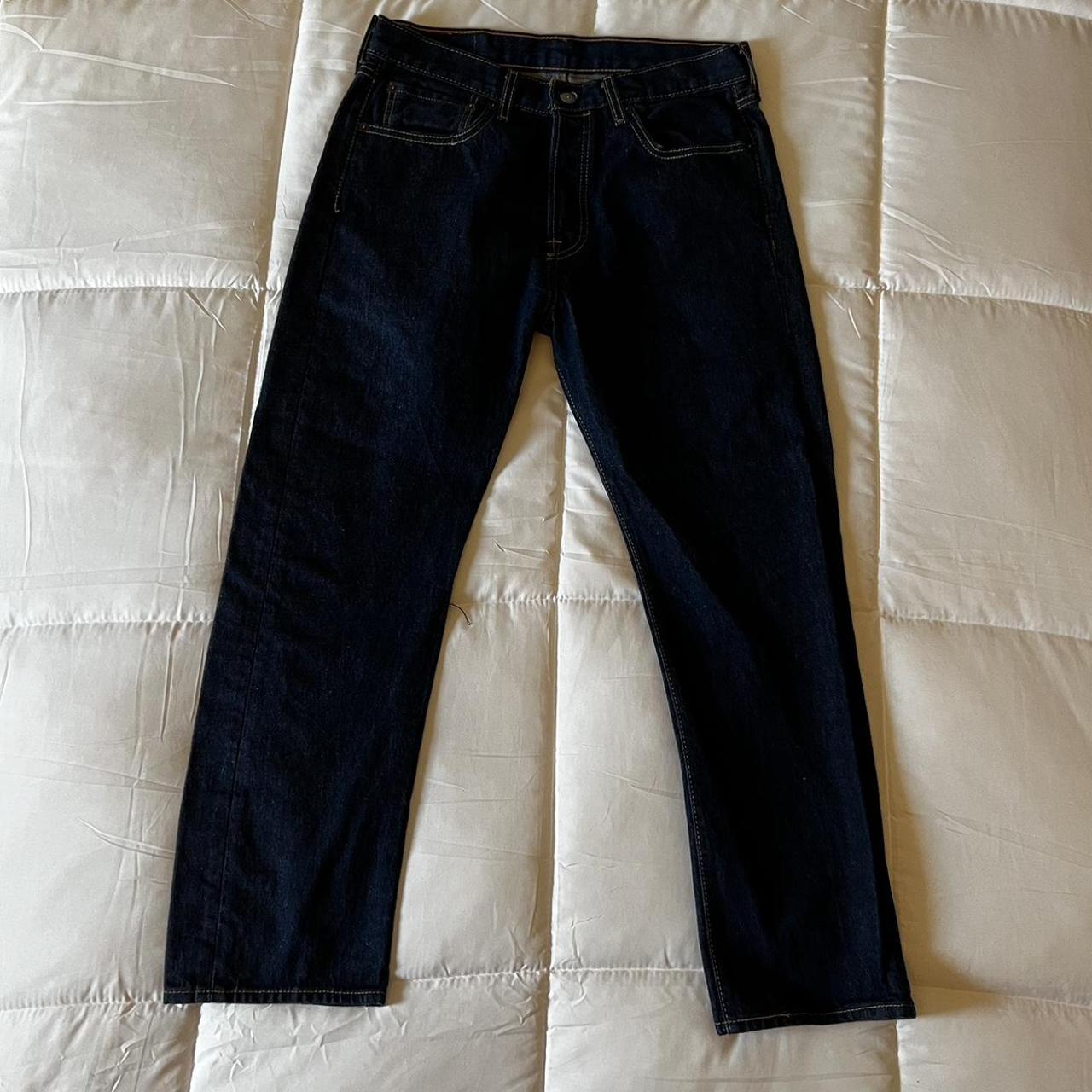 Levi’s 501 dark denim Men’s Size: 32W 29L - Depop