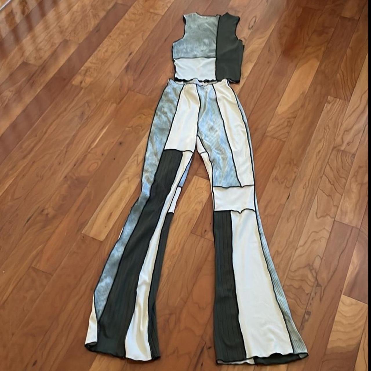 Women's Pants - Multi/Green - 24 – patchwork top … - image 3