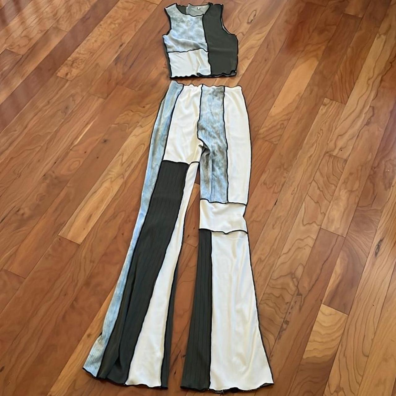 Women's Pants - Multi/Green - 24 – patchwork top … - image 1