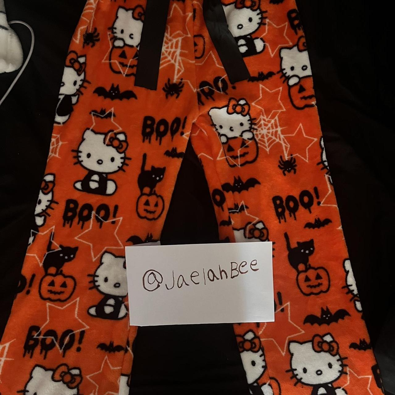hello kitty halloween pajama pants. NOT LICENSED.... Depop