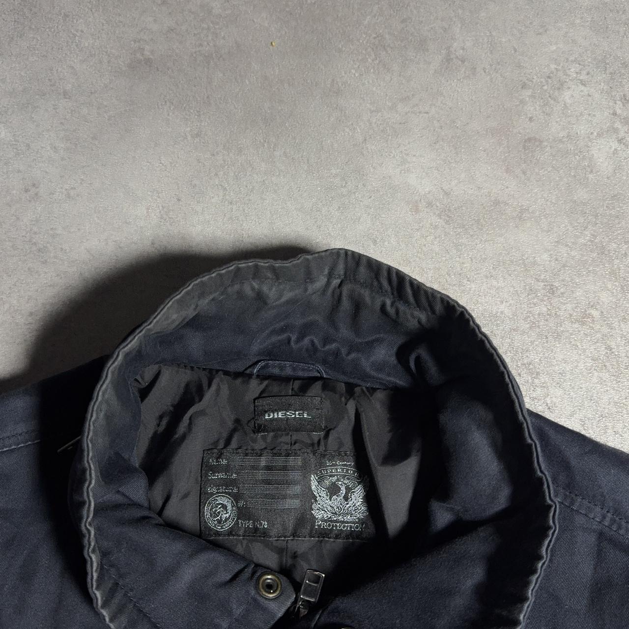 DIESEL TYPE N.78 ミリタリージャケット Mサイズ Vintage Diesel Men's Military Type N.78 Full Zip Nylon