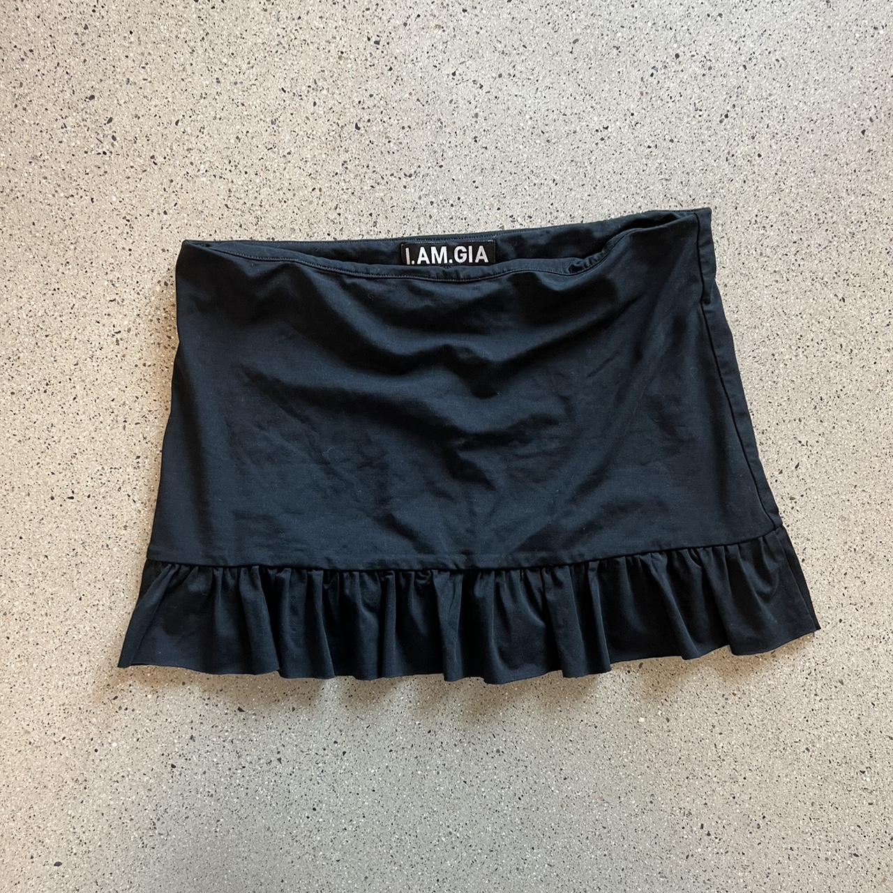 I.AM.GIA Women's Black Skirt Depop