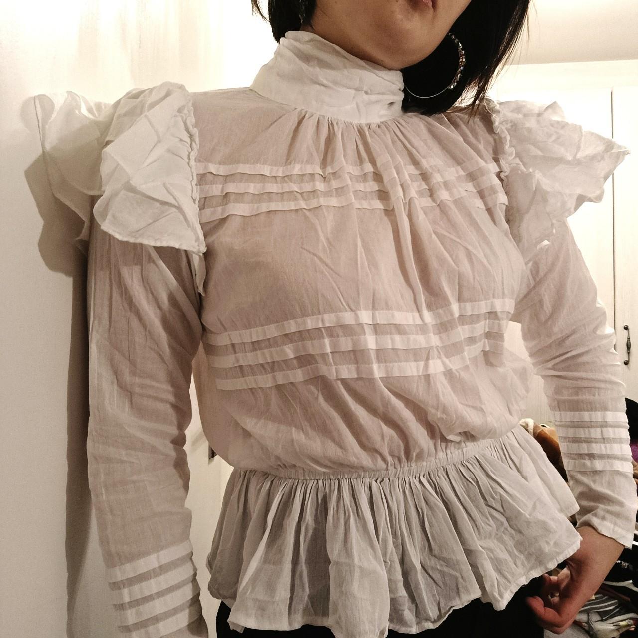 sleeveless victorian blouse