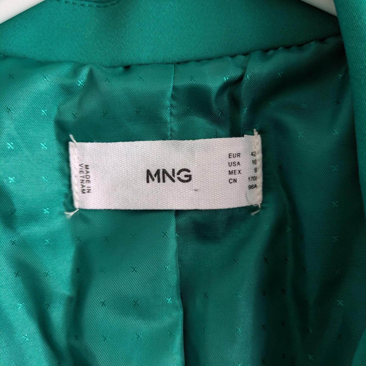 Mango Women's Tailored jacket - Green - M – kelly… - image 3