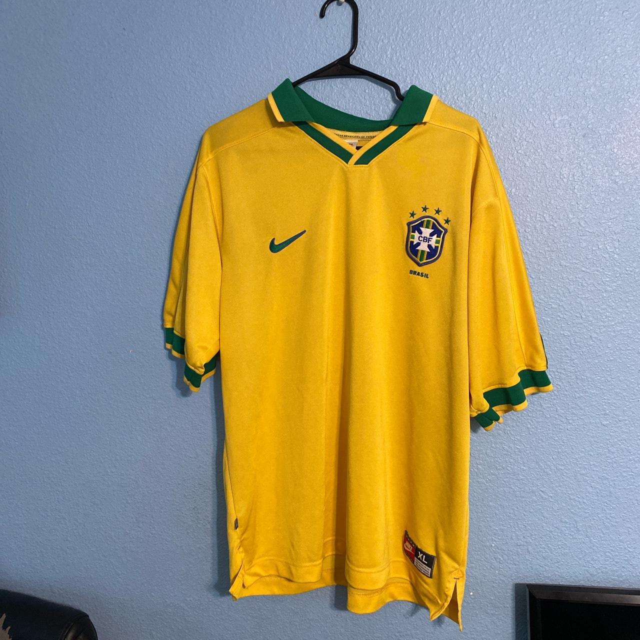 1997/1998 nike brazil jersey Perfect condition - Depop