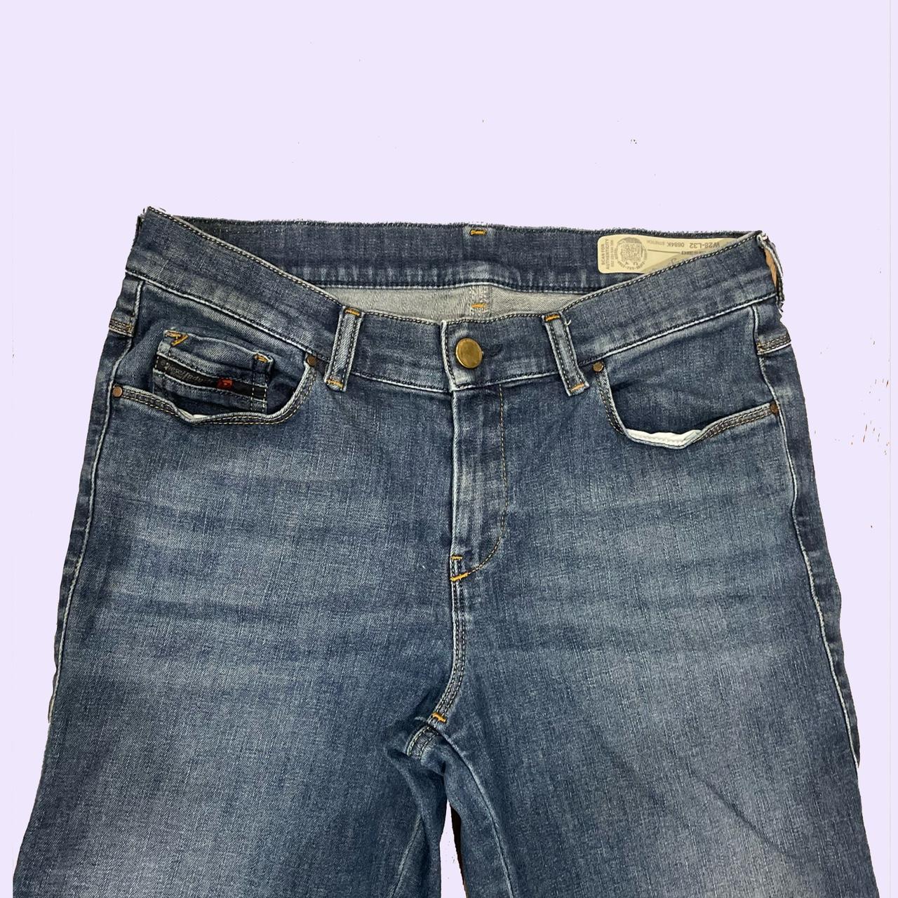 Diesel Sandy Kick dark denim straight leg jeans