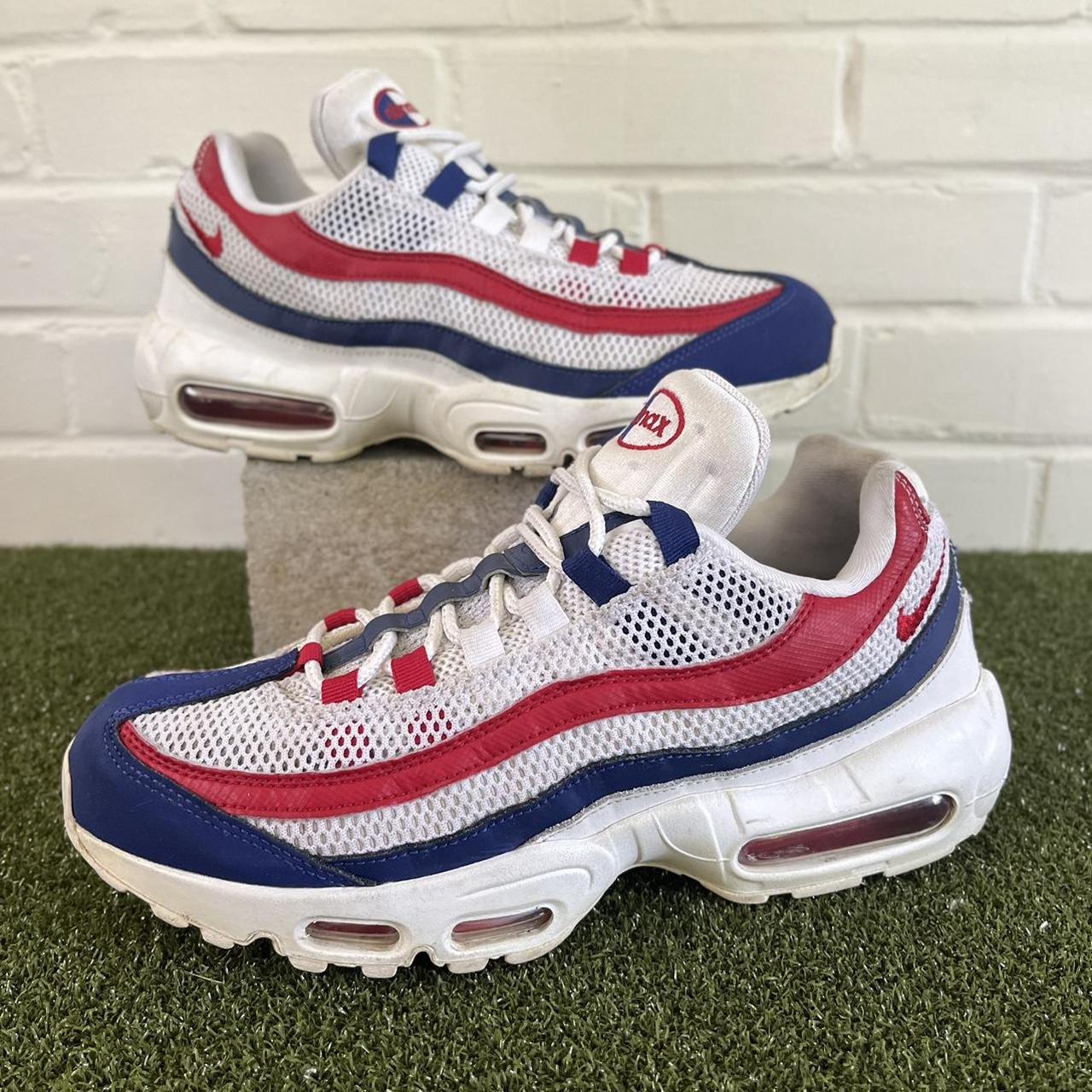 Nike air max deals 95 white blue red