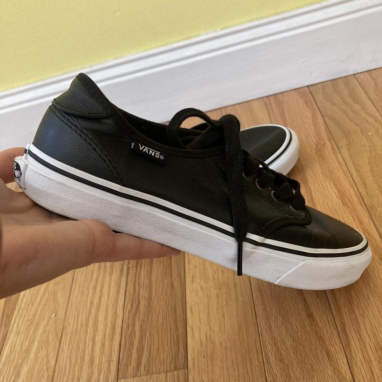 NWOT discontinued leather vans. Never worn and