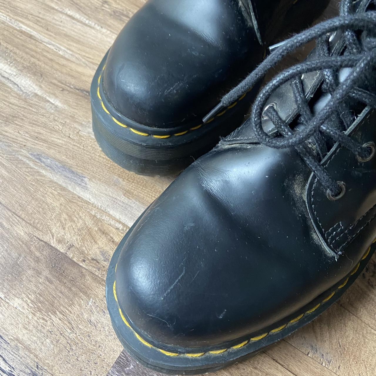 Platform Jadon smooth leather doc martens docs... - Depop