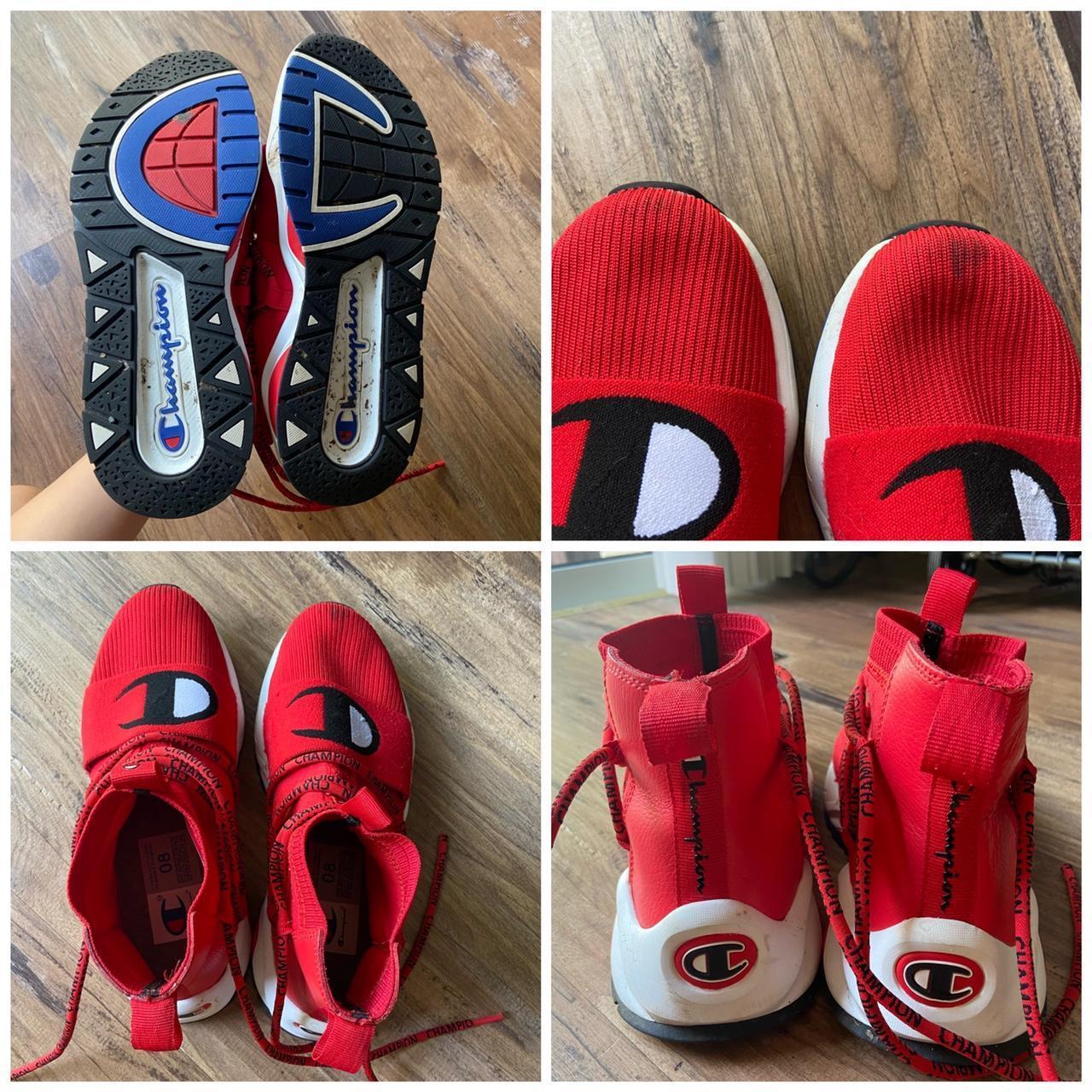 Champions slip on sock basketball running shoes... Depop