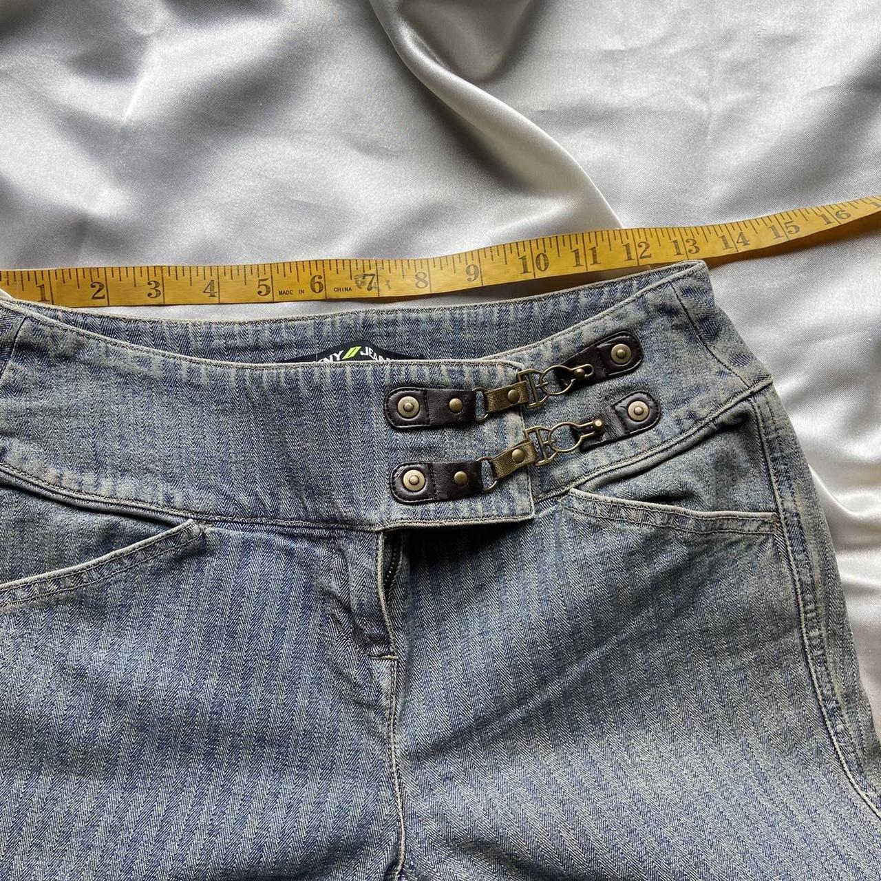 DKNY Women's Blue and Brown Jeans (2)