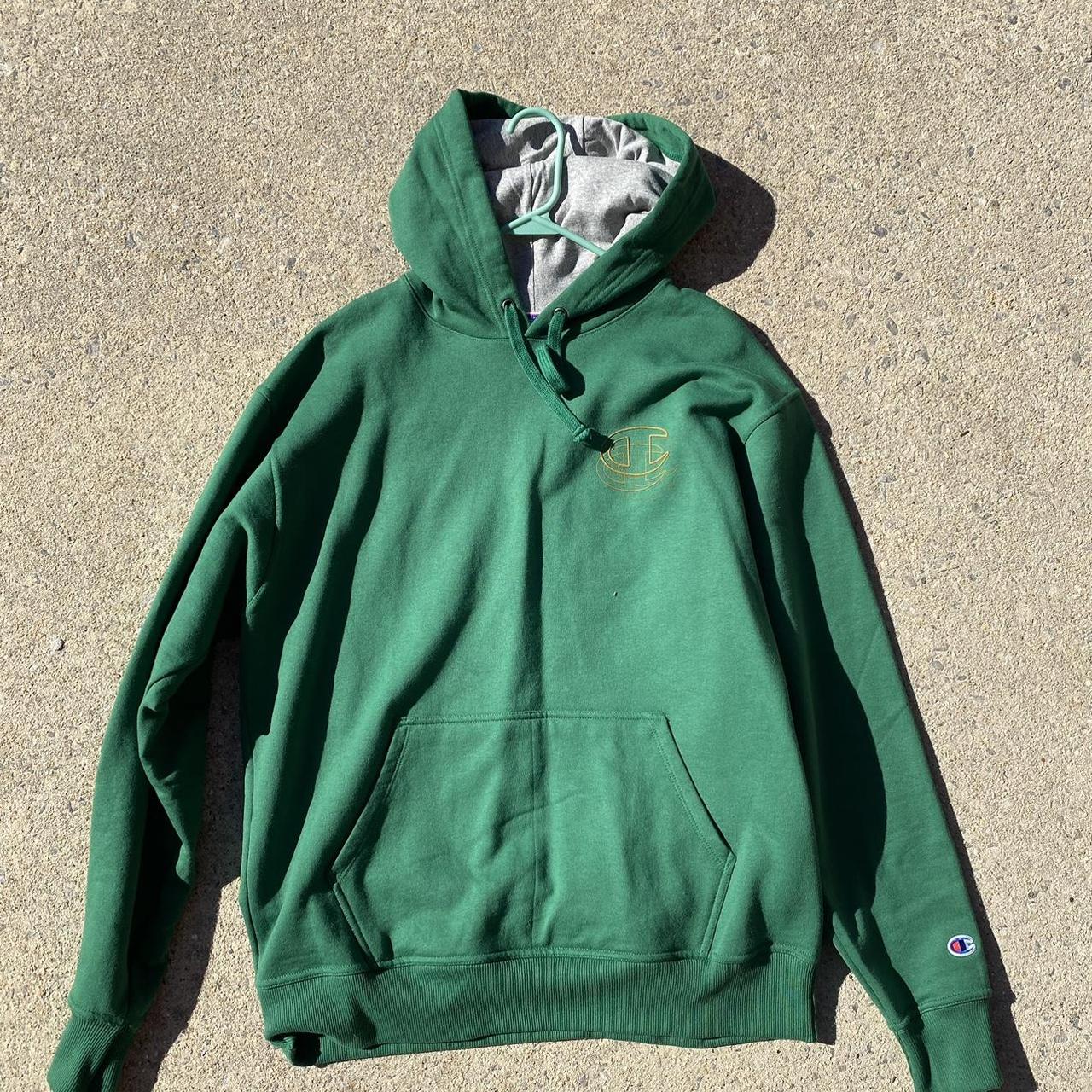 Green Champion hoodie Can negotiate Depop