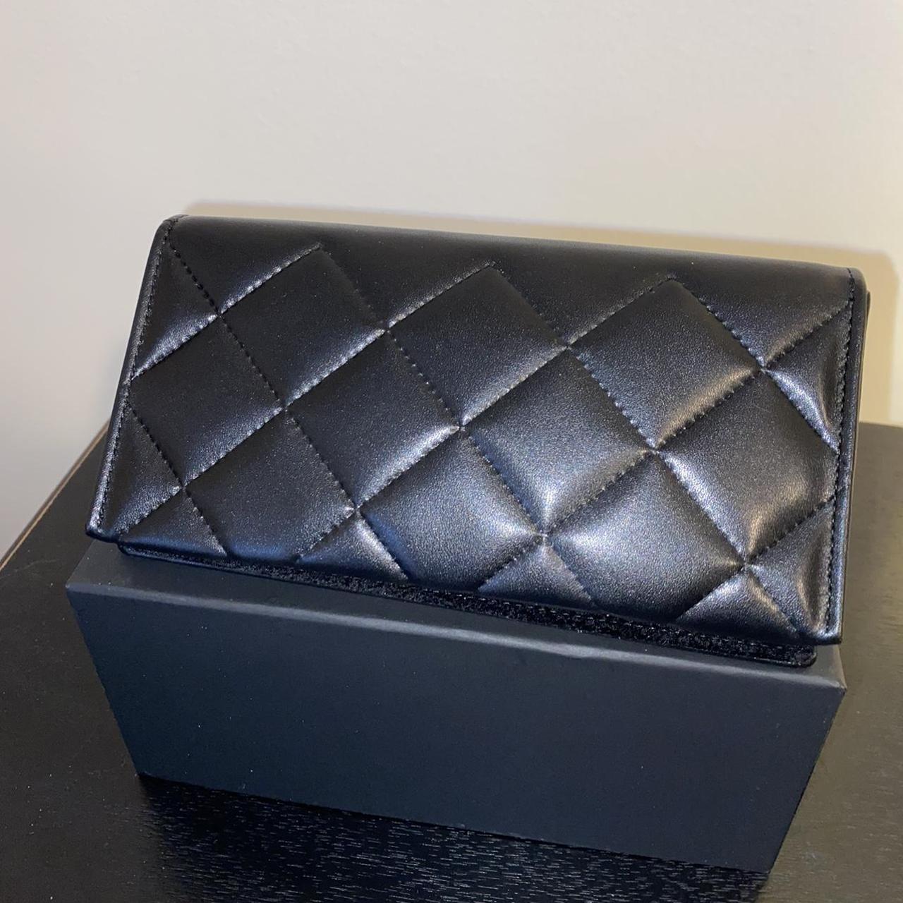 Brand new All black designer Chanel sunglass case... - Depop