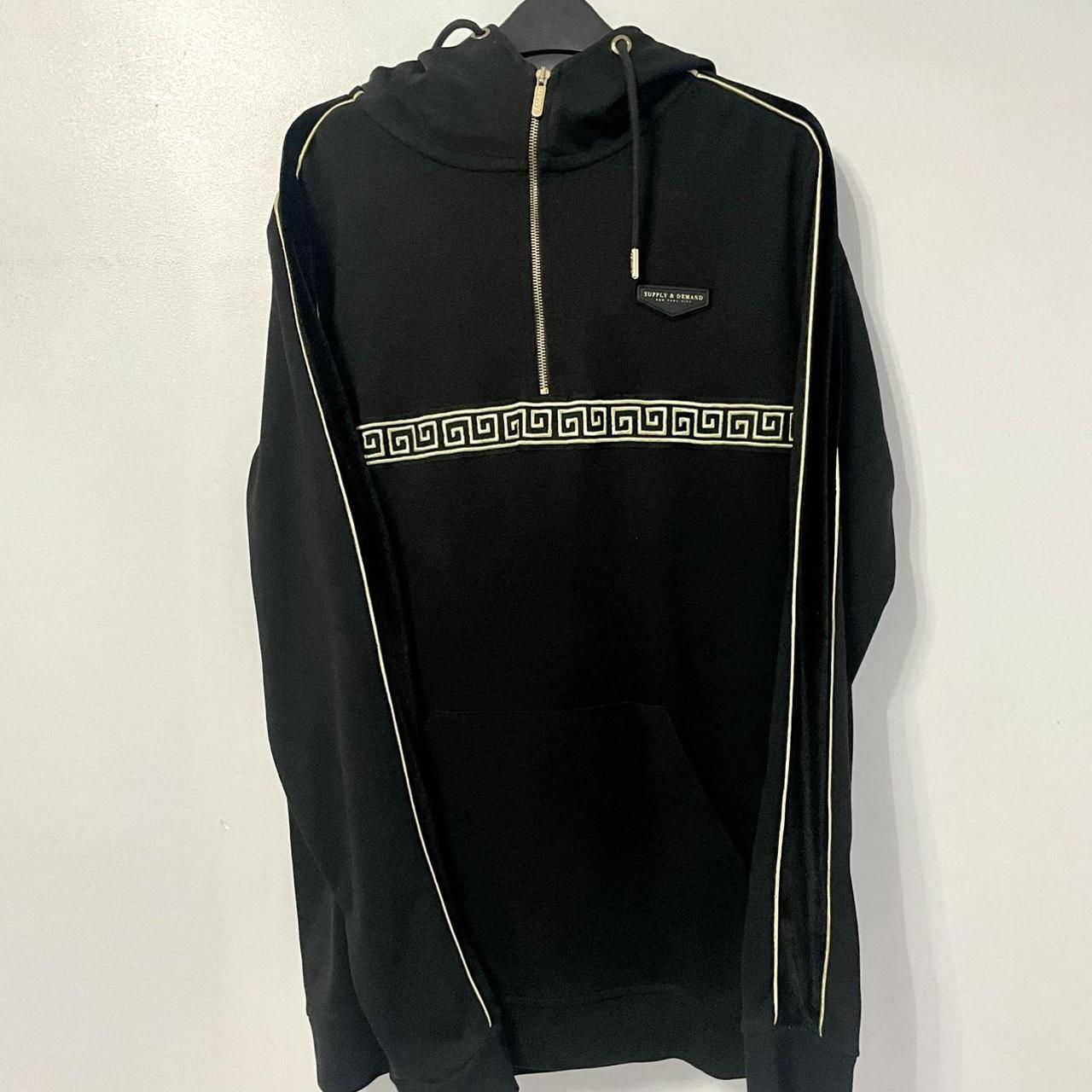 Supply and Demand Versace style hoodie Velour arm... Depop