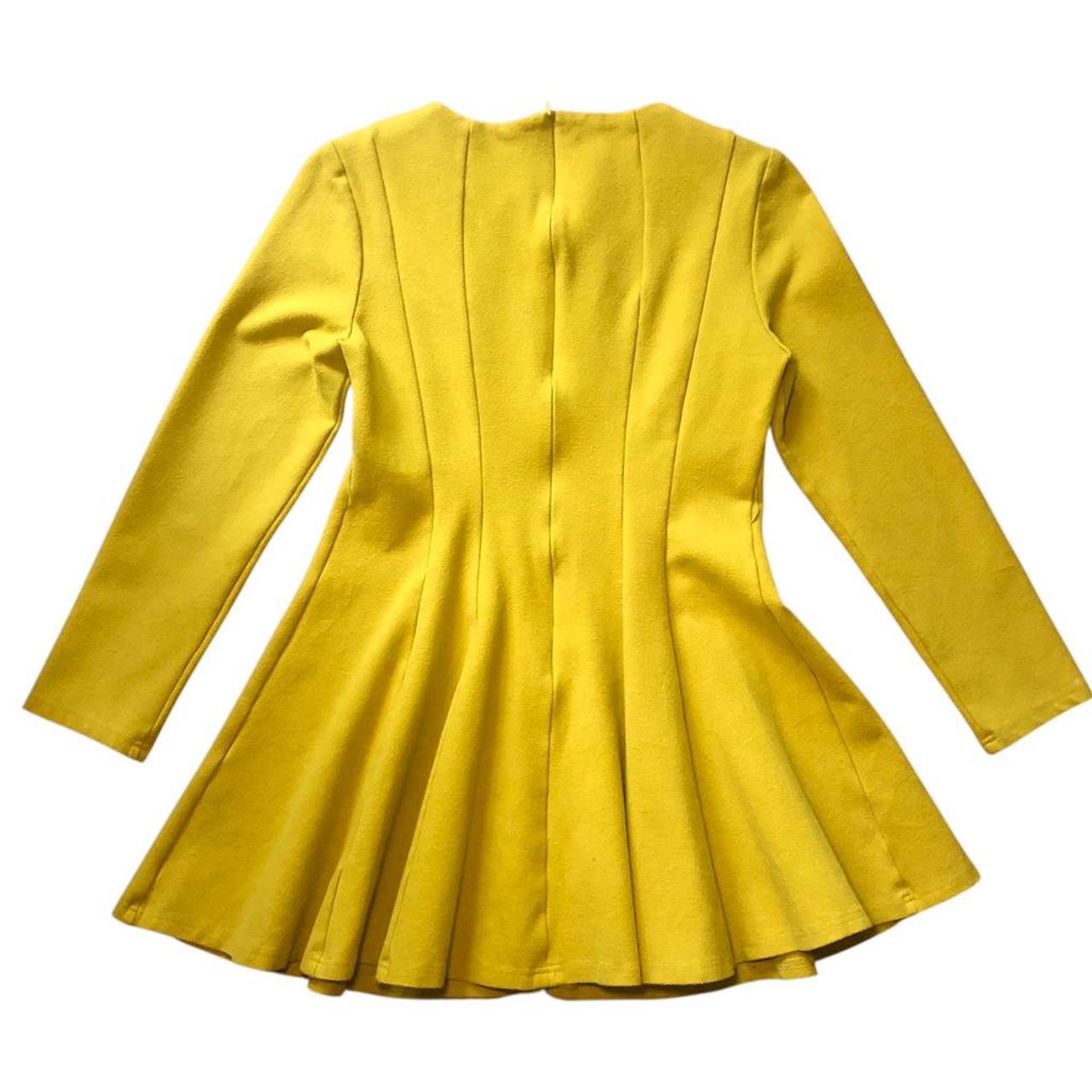 Women's Pleated Dress - Yellow - S – •yellow wool… - image 2