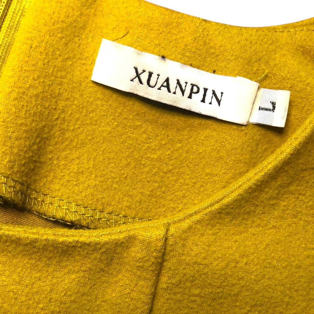 Women's Pleated Dress - Yellow - S – •yellow wool… - image 4