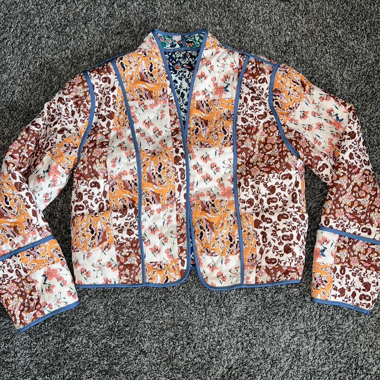 Women's Jacket - Multi - L – Reversible Multicolo… - image 1