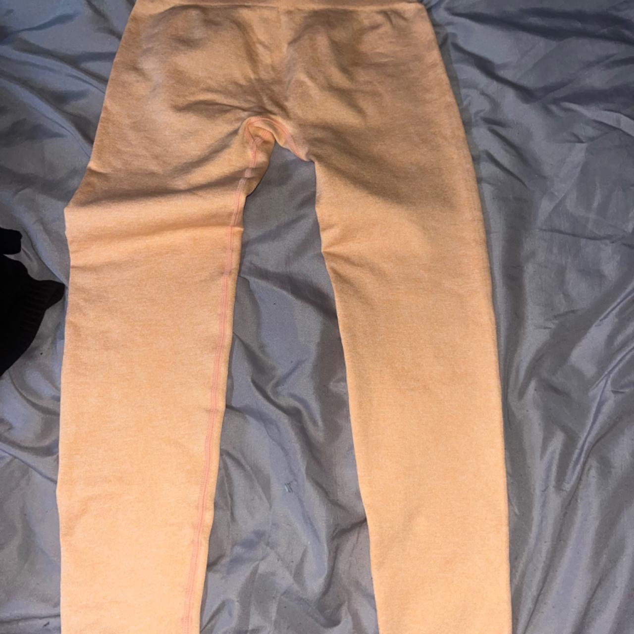 Selling my orange bo+tee leggings Size xs Perfect - Depop