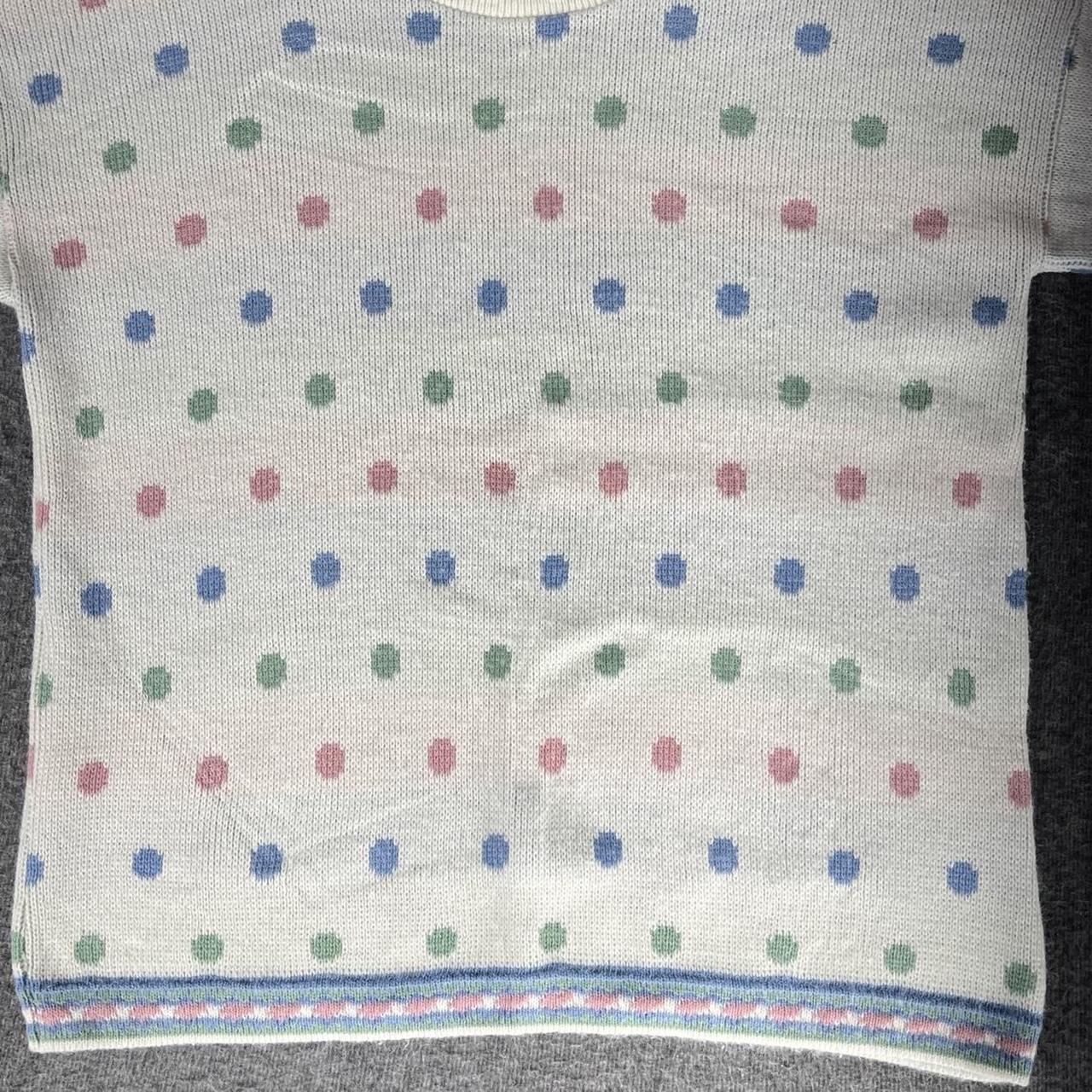 Adele Simpson Women's Sweater - Multi/White - L –… - image 6