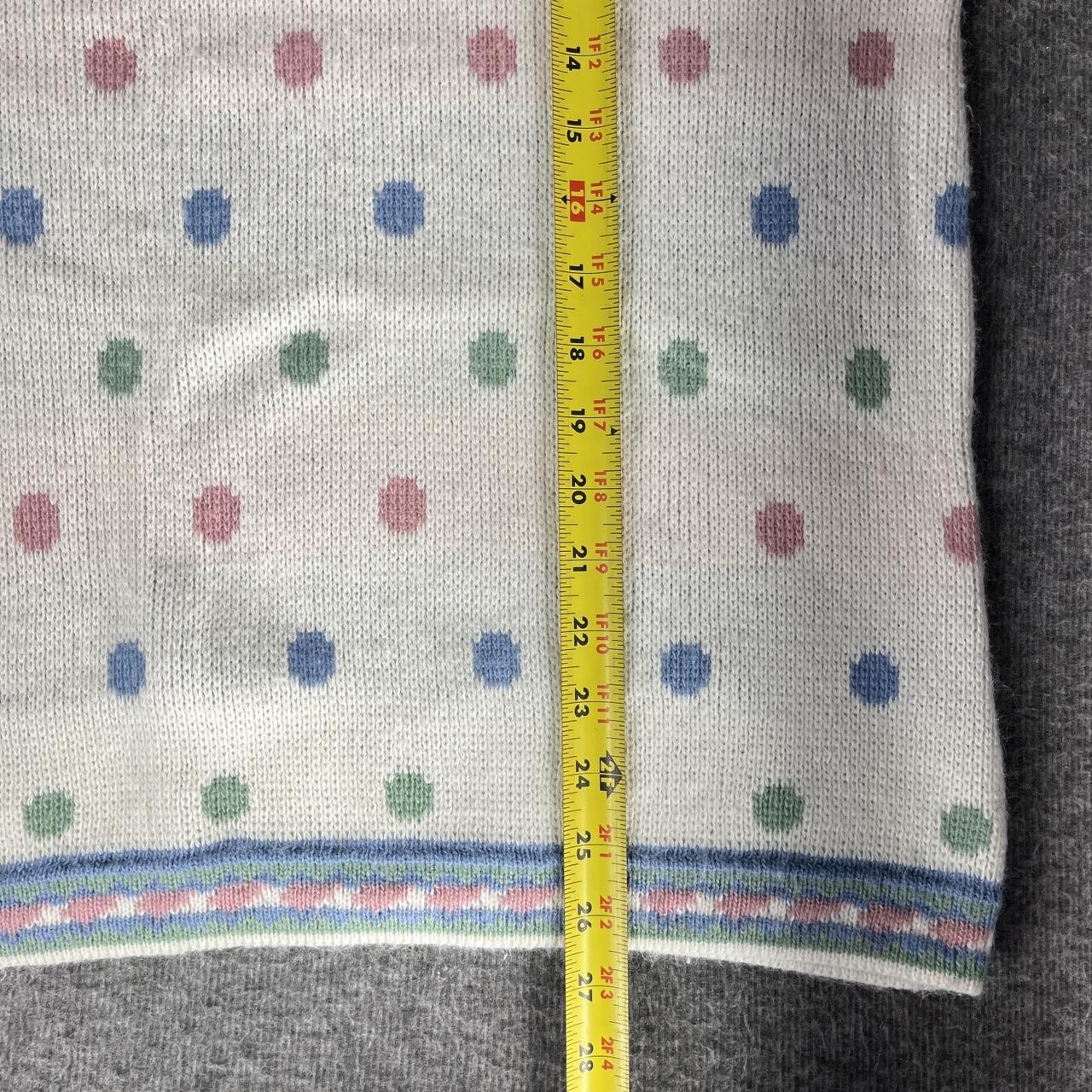 Adele Simpson Women's Sweater - Multi/White - L –… - image 5