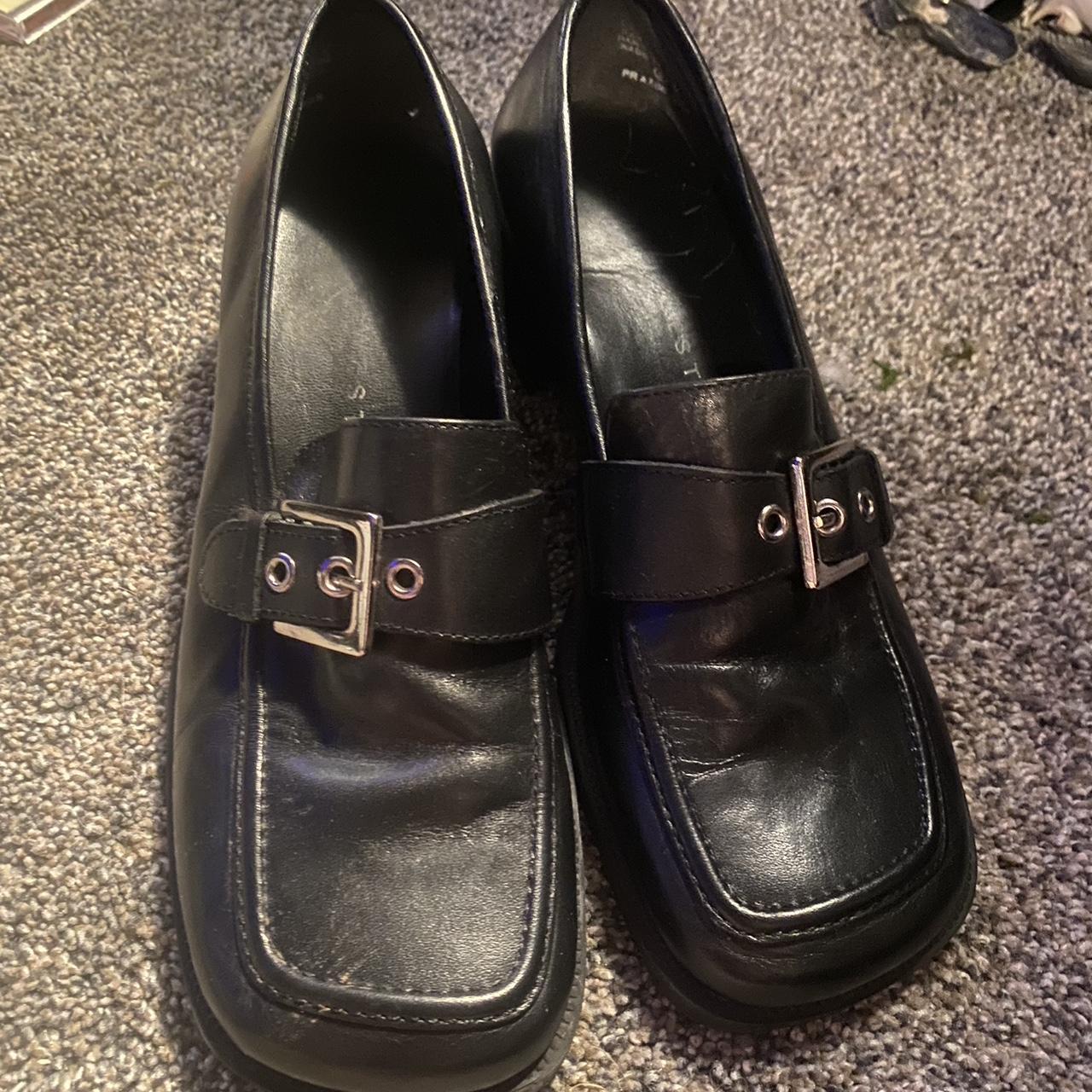 Square toed loafers - Depop