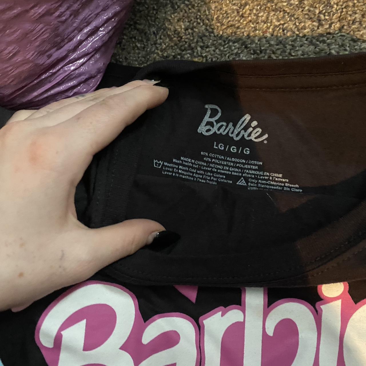 Black Barbie T shirt - Depop