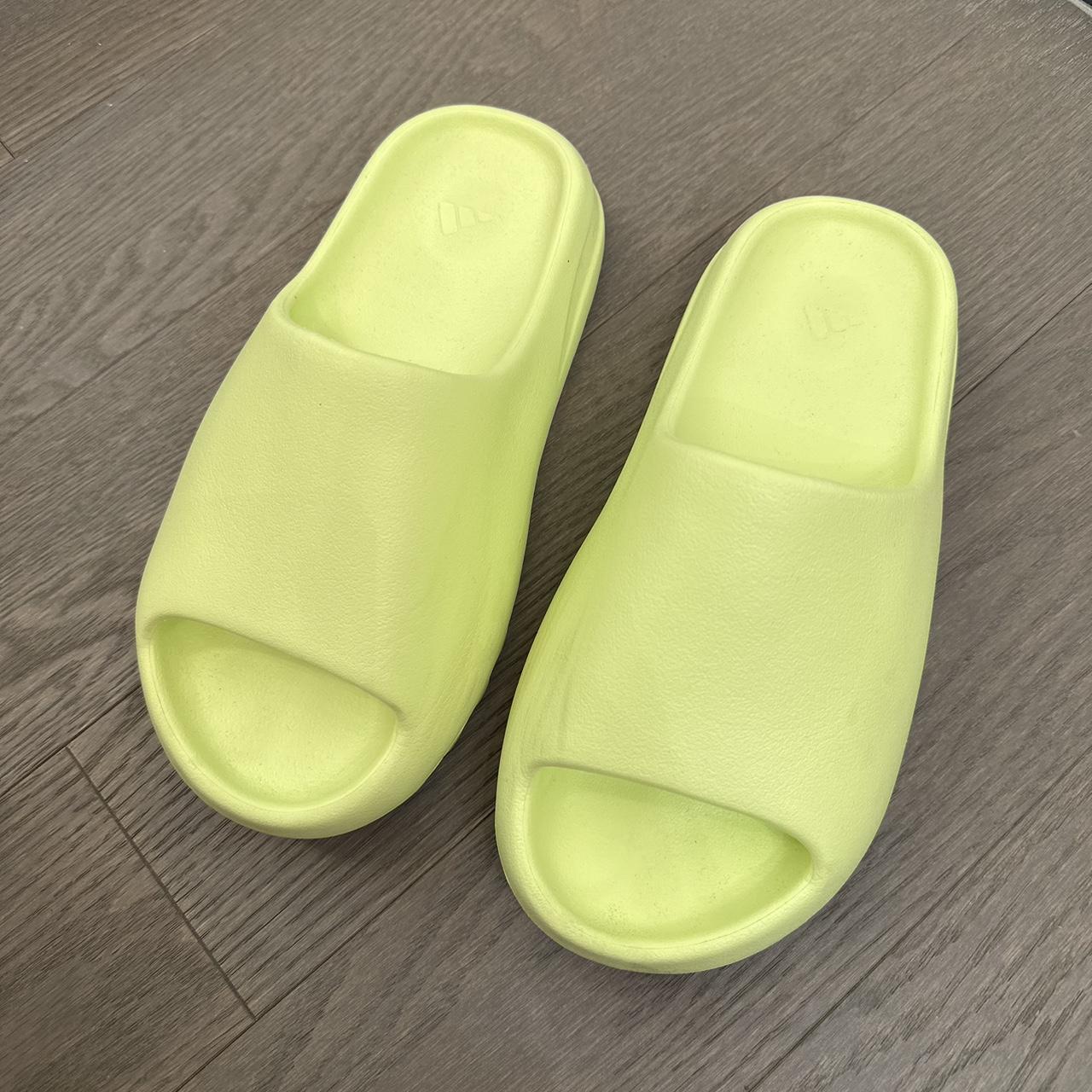 Yeezy Women's Green Slides