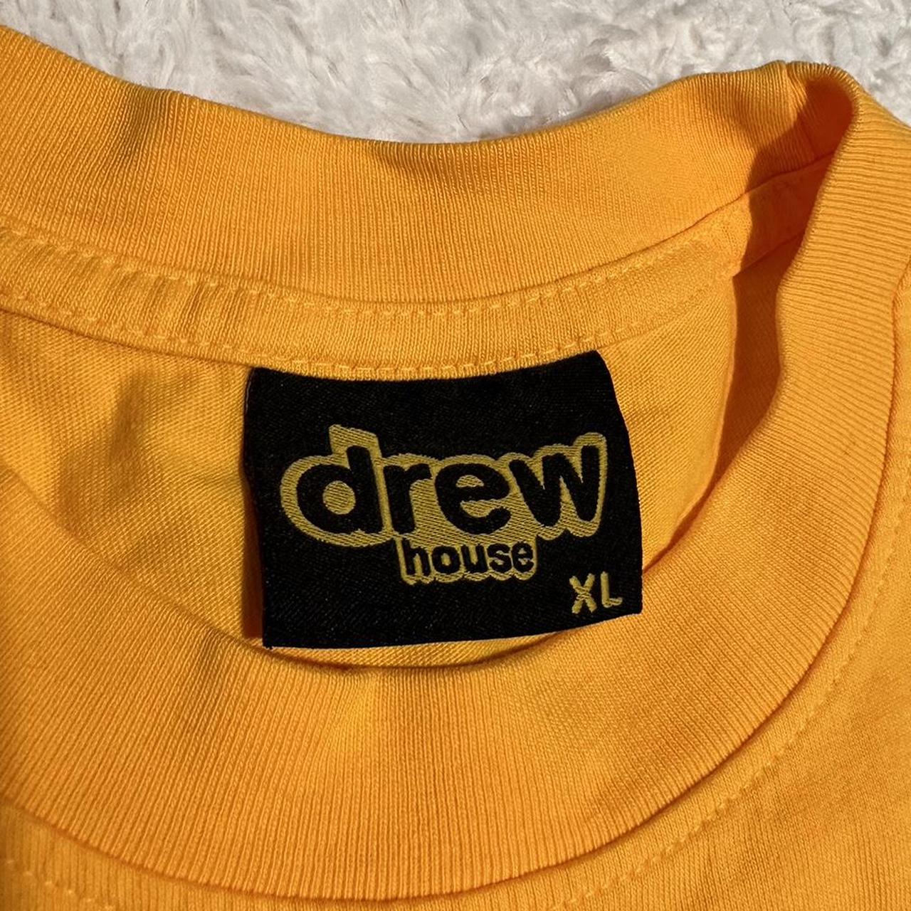 drew house mascot t-shirt in golden yellow impulse... - Depop